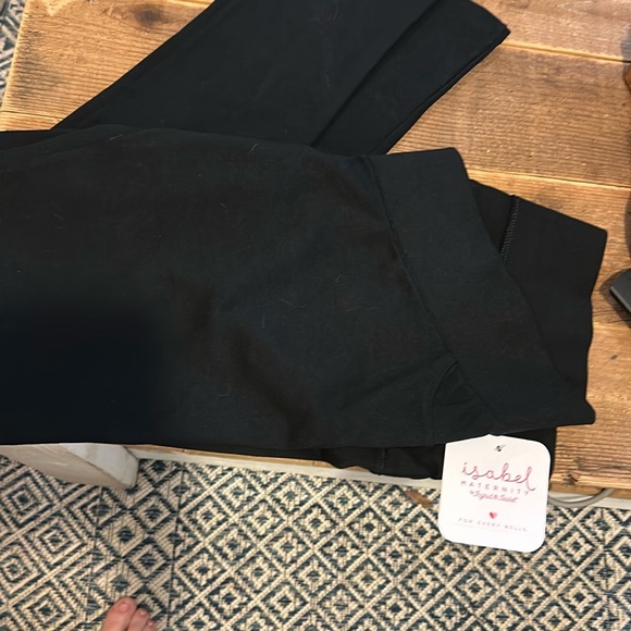 Maternity bundle.. 4 pieces. NWT black pants and NWT black crop, 2 tops, 1 NWT - Picture 2 of 14